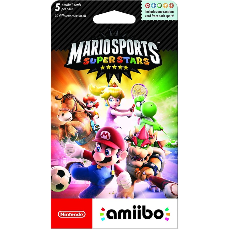Mario Sports Superstars Amiibo Cards Pack New