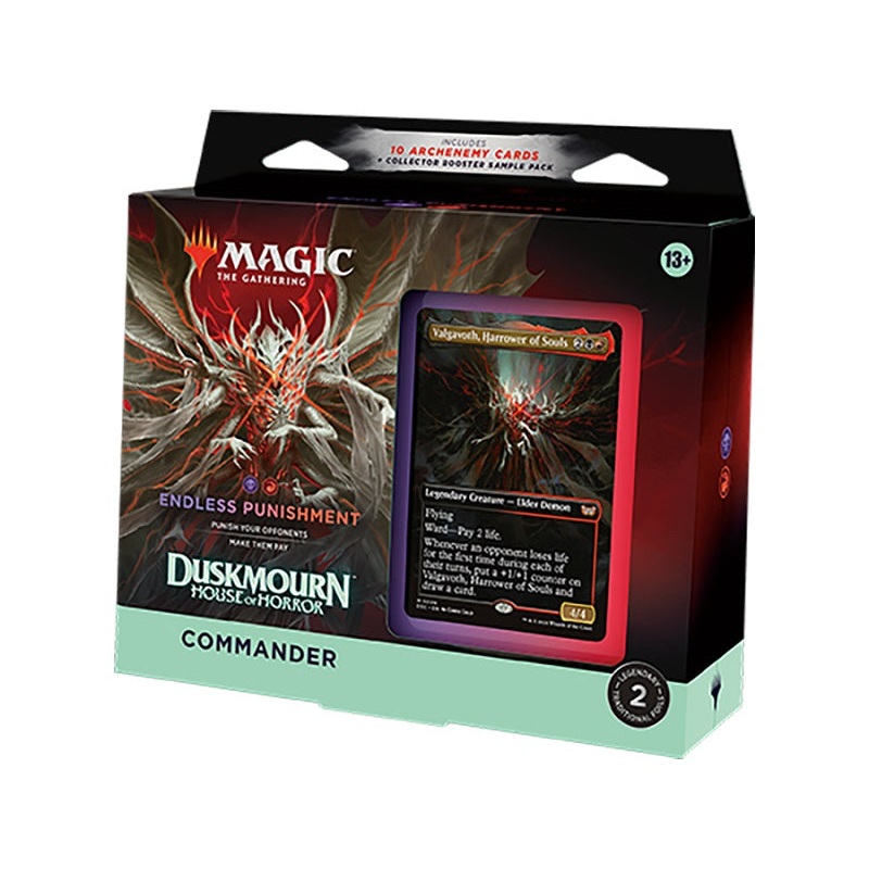 MTG Duskmourn  Commander Deck: Endless Punishment B/R