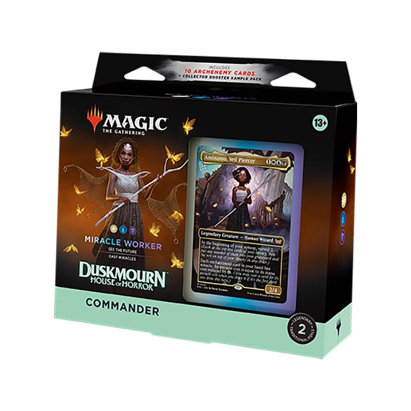 MTG Duskmourn  Commander Deck: Miracle Worker W/U/B