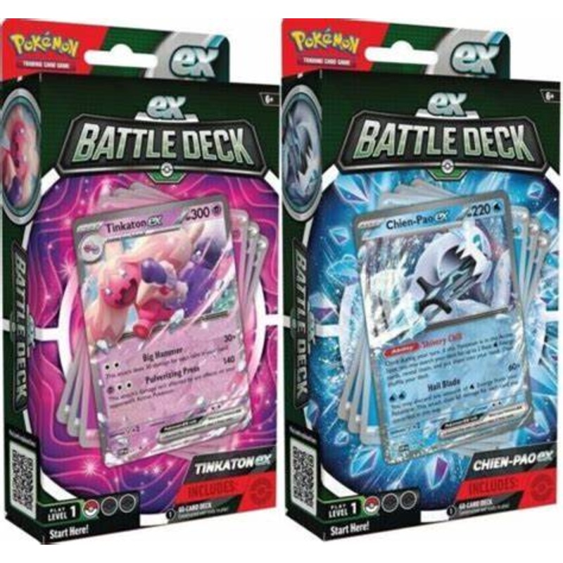 Pokemon ex Battle Deck Tinkaton OR Chien-Po