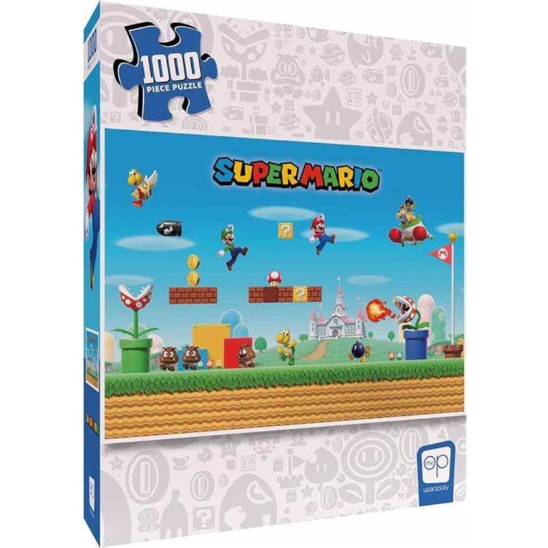 Super Mario Mayhem 1000 Piece Puzzle New