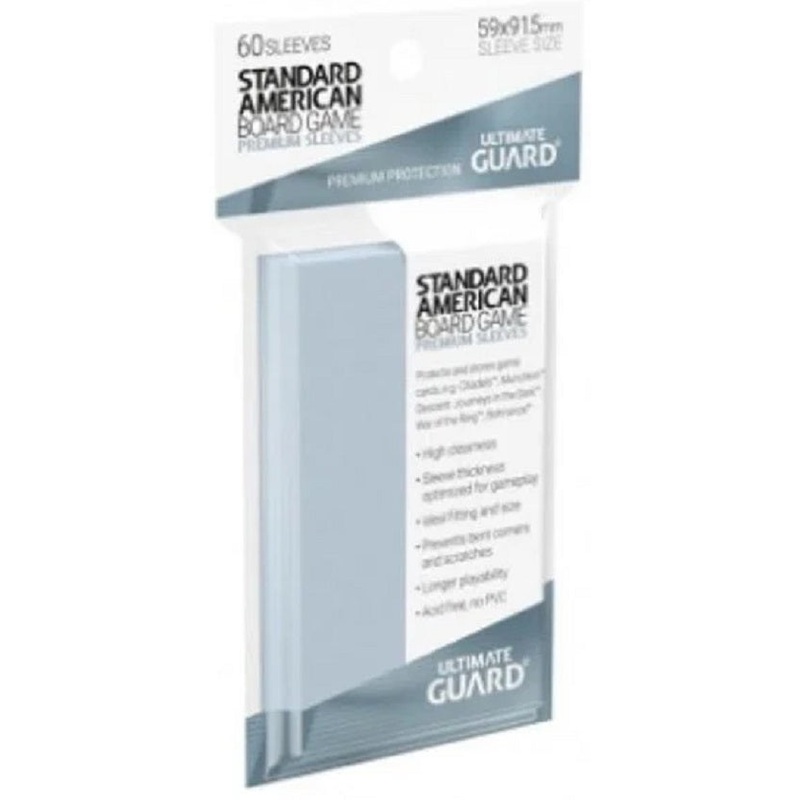 Ultimate Guard 60 Premium Standard American Sleeves Matte 59mm x 91mm
