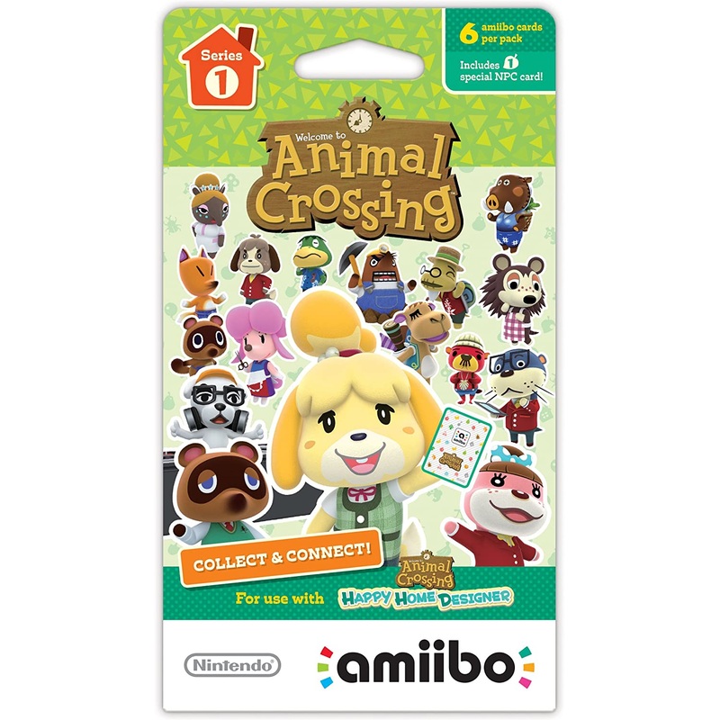 Animal Crossing Amiibo Cards Series 1 Pack New
