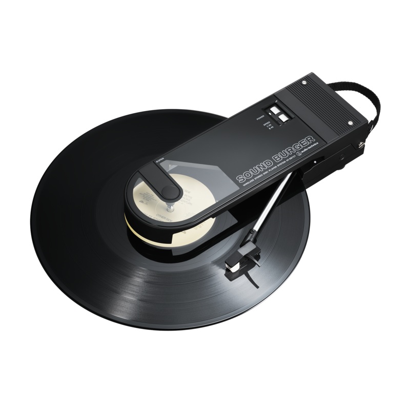 Audio-Technica AT-SB727-BK Sound Burger - Portable Bluetooth Turntable Black New