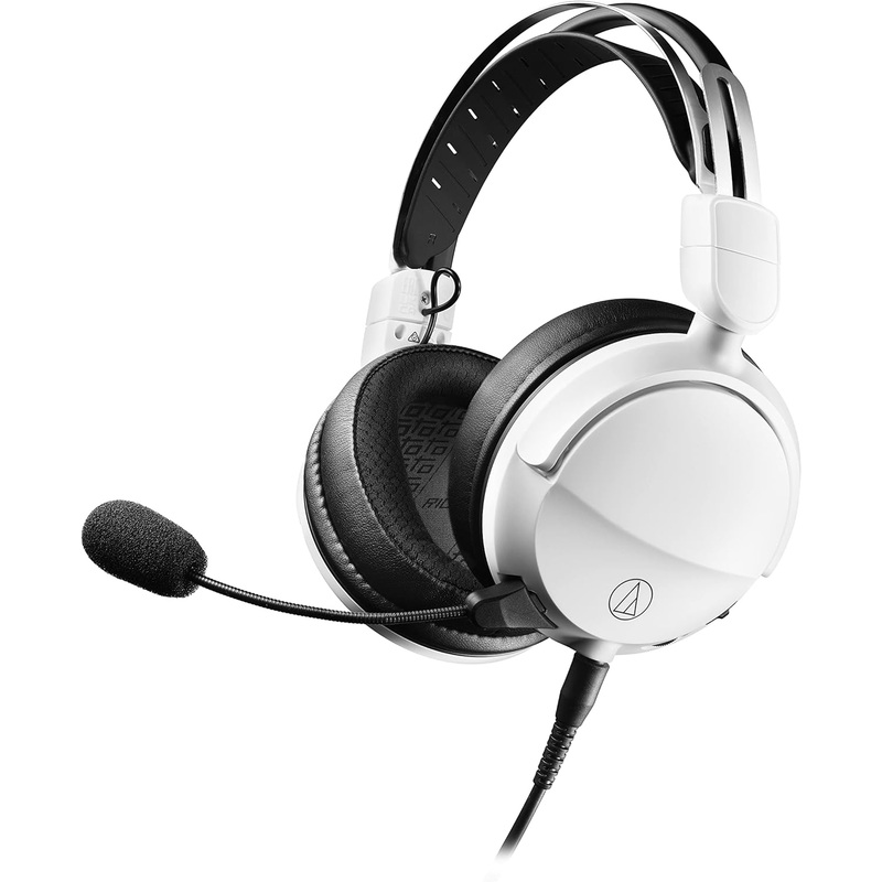 Audio-Technica ATH-GL3WH High-Fidelity Closed-Back Gaming Headset White New