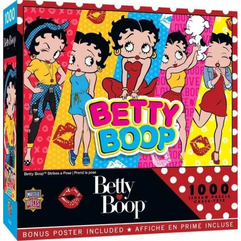 Betty Boop Strike a Pose 1000 Piece Puzzle New