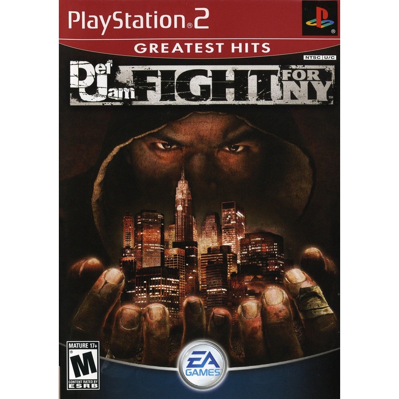 Def Jam Fight For NY Greatest Hits with manual PS2 Used