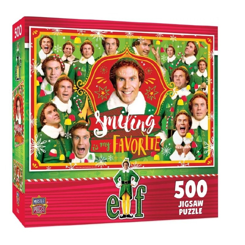 Elf Smiling Is Mt Favourite 500 Piece Puzzle New
