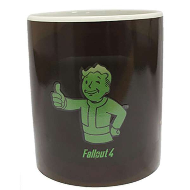 Fallout Vault Boy Heat Reactive Ceramic Mug New