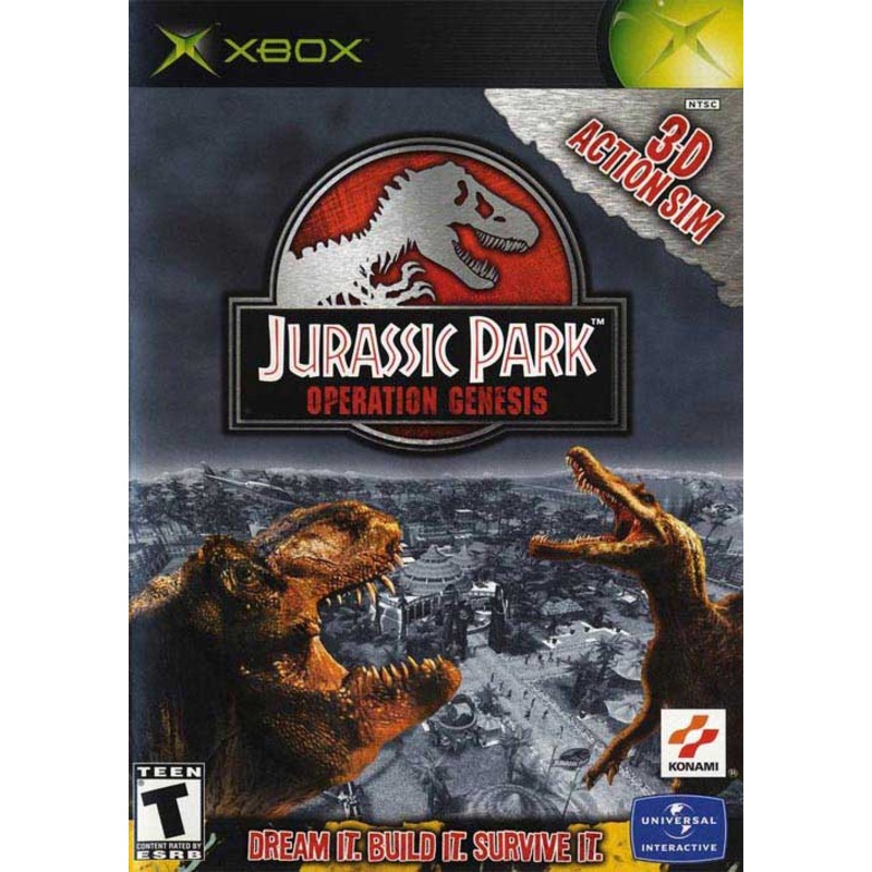 Jurassic Park Operation Genesis NTSC Xbox Used
