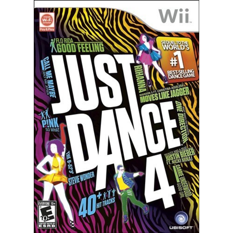 Just Dance 4 (Has Tear In Shrink Wrap) Wii New