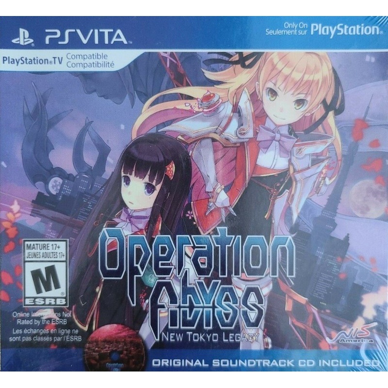 Operation Abyss New Tokyo Legacy With Soundtrack (Box Has Crease) PS Vita New