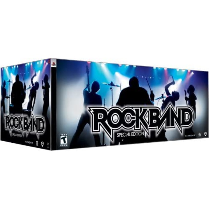 Rock Band Bundle Game and Instruments PS2 Used