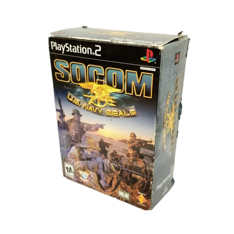 Socom US Navy Seals Game & Headset Bundle PS2 Used