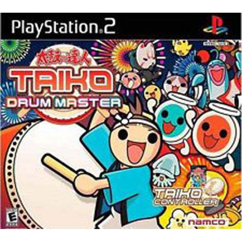 Taiko Drum Master With Drumcon And Drumsticks PS2 Used