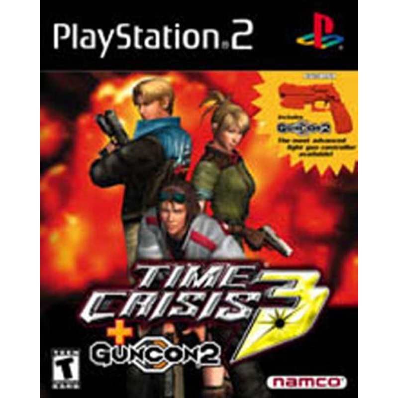 Time Crisis 3 Bundle Game and Guncon PS2 Used