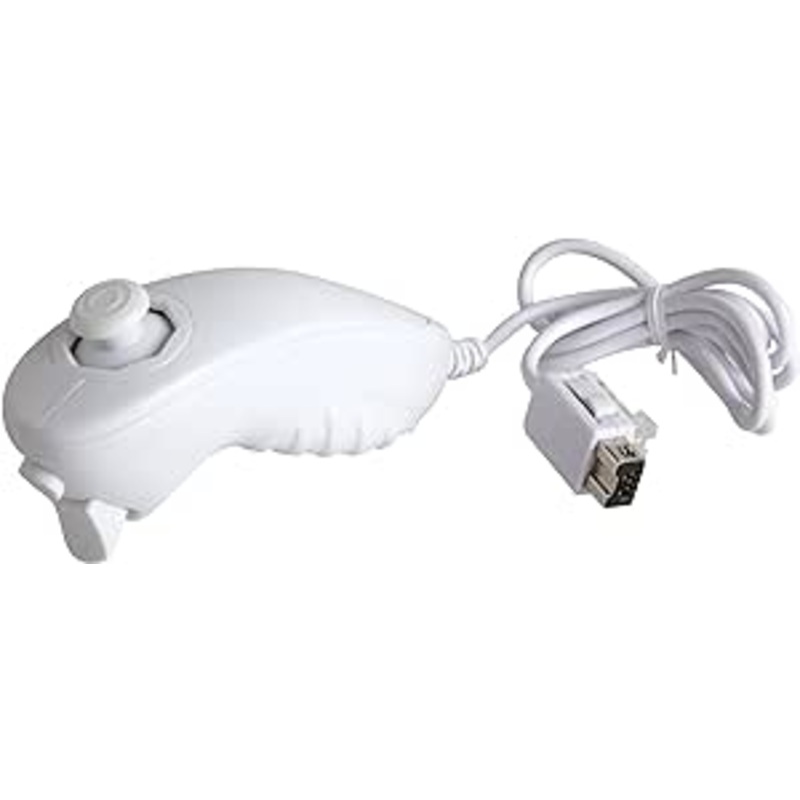 Wii Controller Nunchuck ICON White New