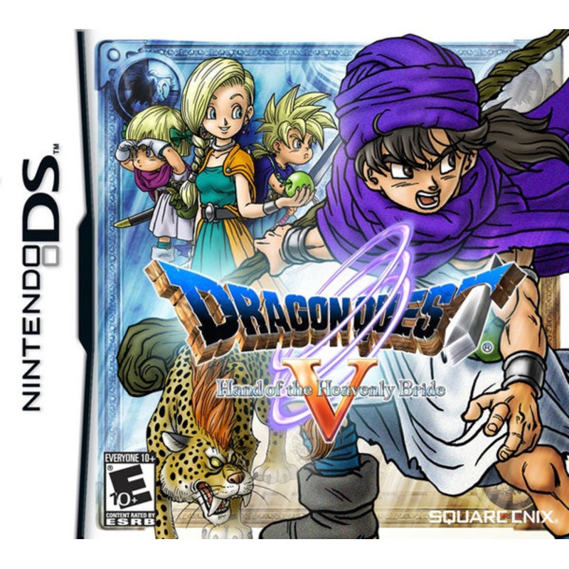 Dragon Quest V Hand Of The Heavenly Bride (stain on cartridge) DS Used