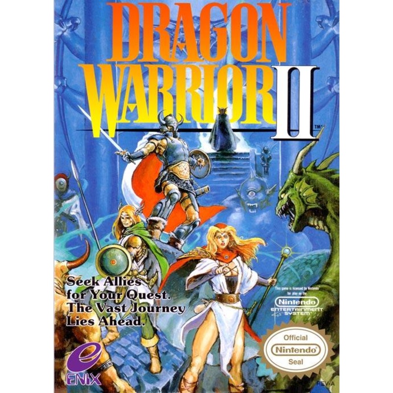 Dragon Warrior 2 NES Used Cartridge Only