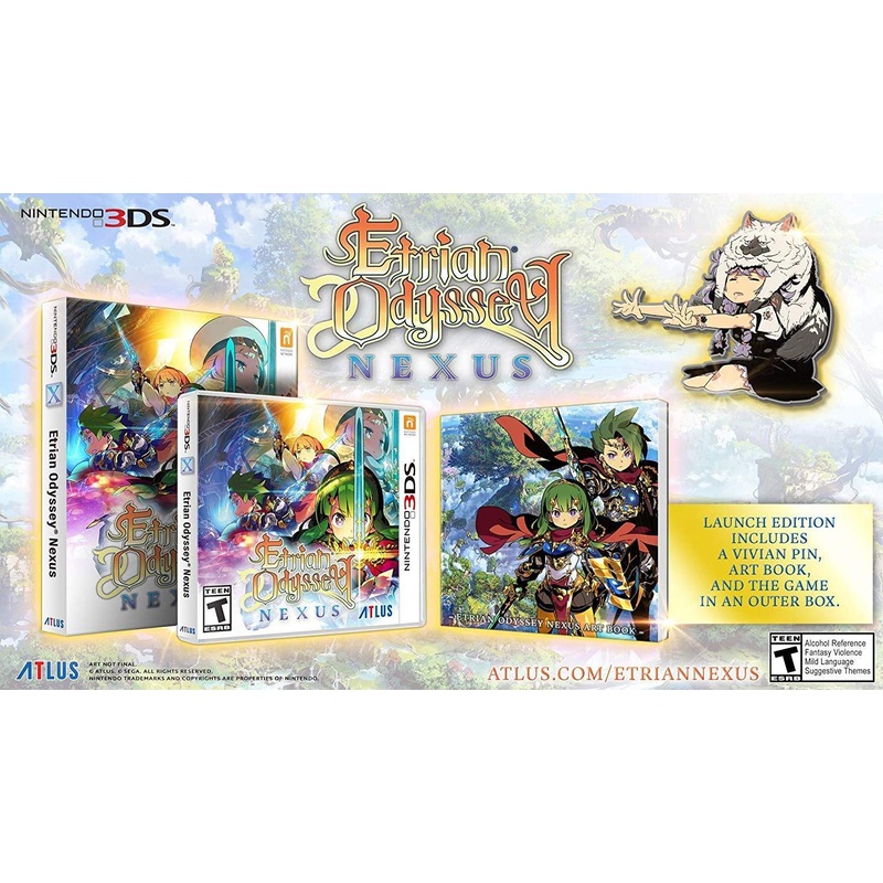 Etrian Odyssey Nexus Launch Edition 3DS Used