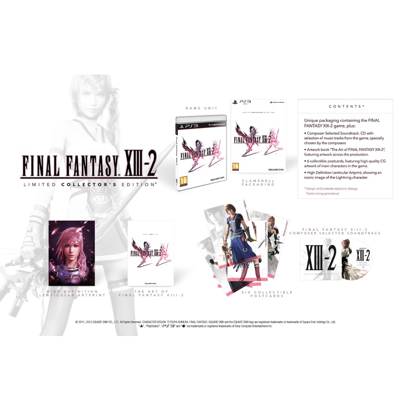Final Fantasy XIII 2 Collectors Edition Import PS3 Used