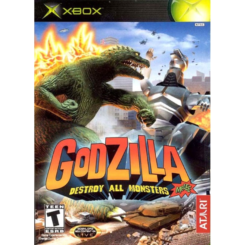 Godzilla Destroy All Monsters NTSC Xbox Used