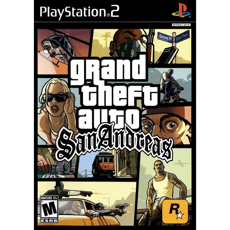 Grand Theft Auto San Andreas (in cardboard case) PS2 Used