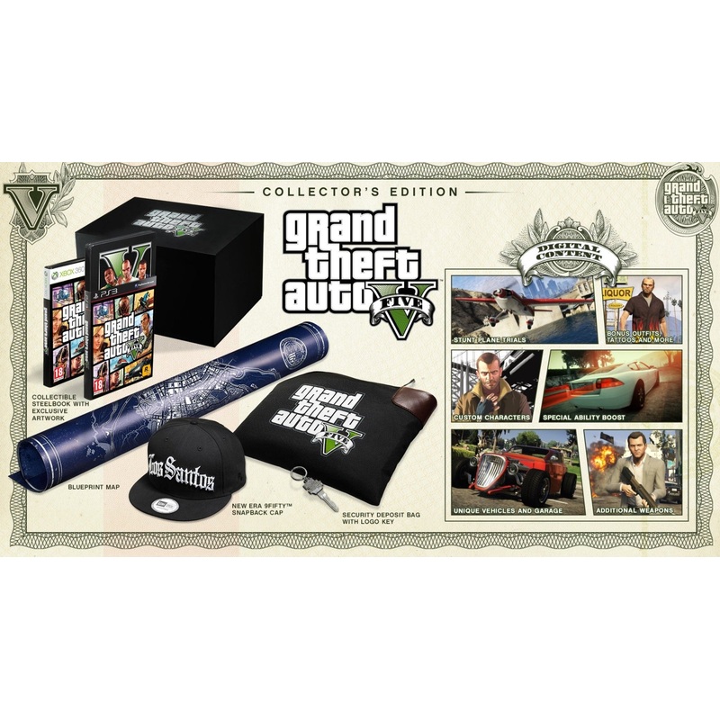 Grand Theft Auto V Collectors Edition PS3 Used