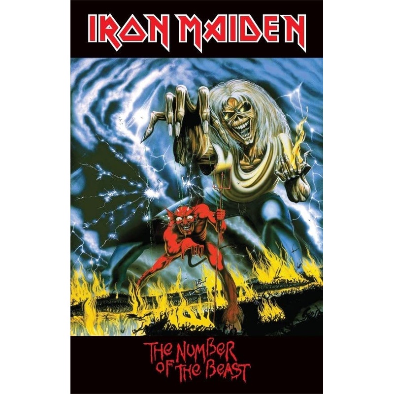 Iron Maiden - The Number Of The Beast (White) Cassette New