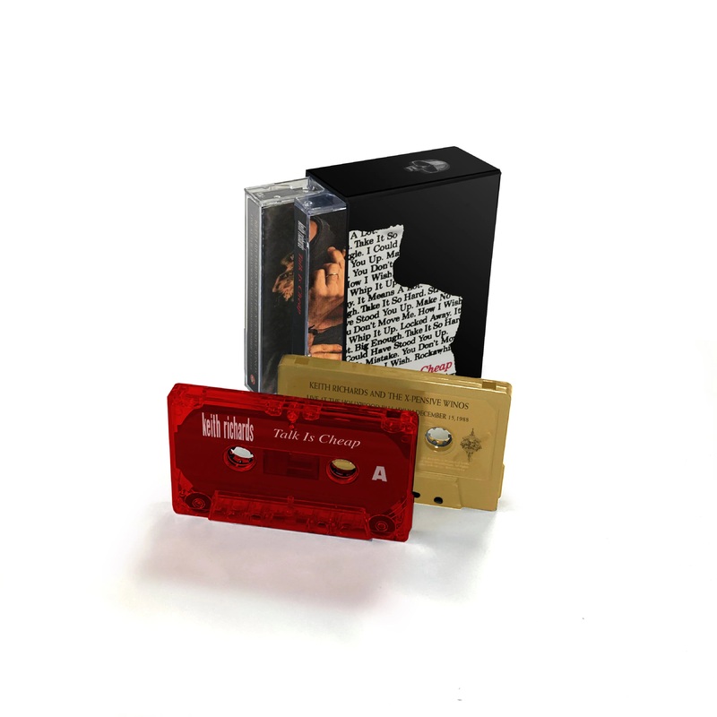 Keith Richards - Talk Is Cheap / Live At The Hollywood Palladium (Double Red & Gold) Cassette New