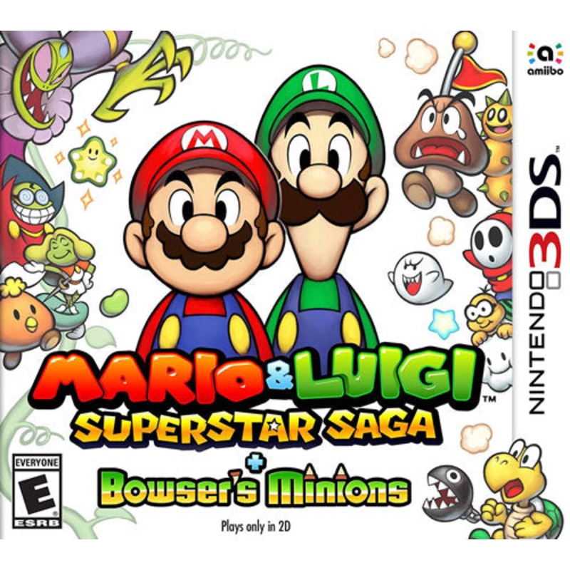 Mario & Luigi Superstar Saga Plus Bowsers Minions 3DS Used