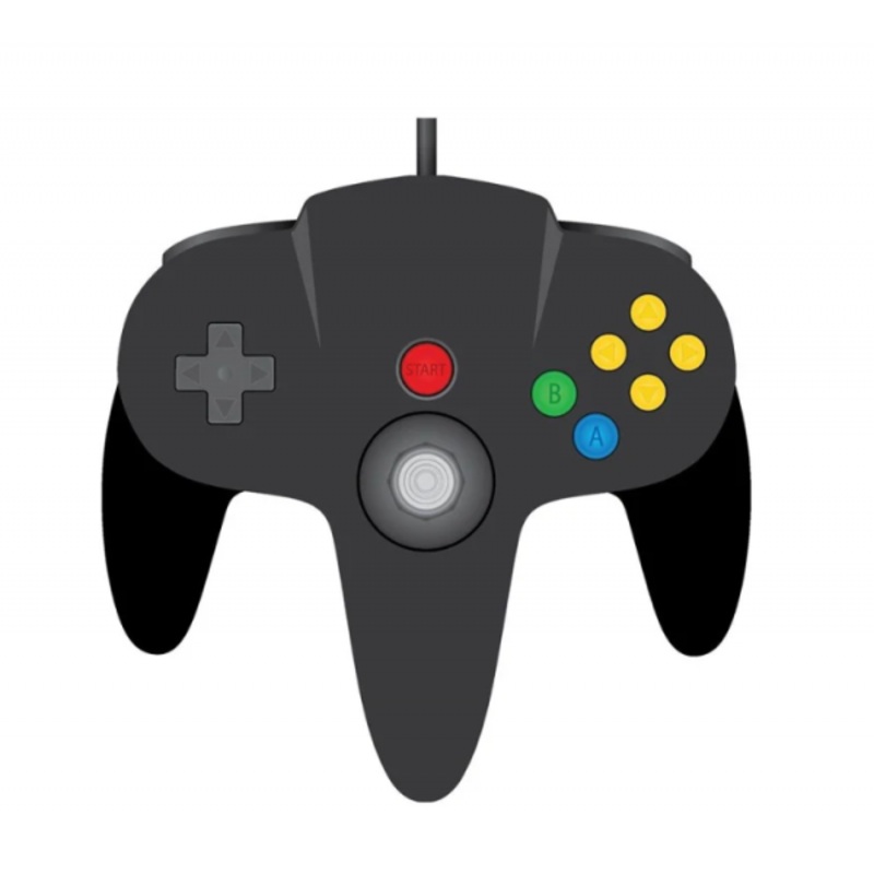 N64 Controller TEKNOGAME Black New