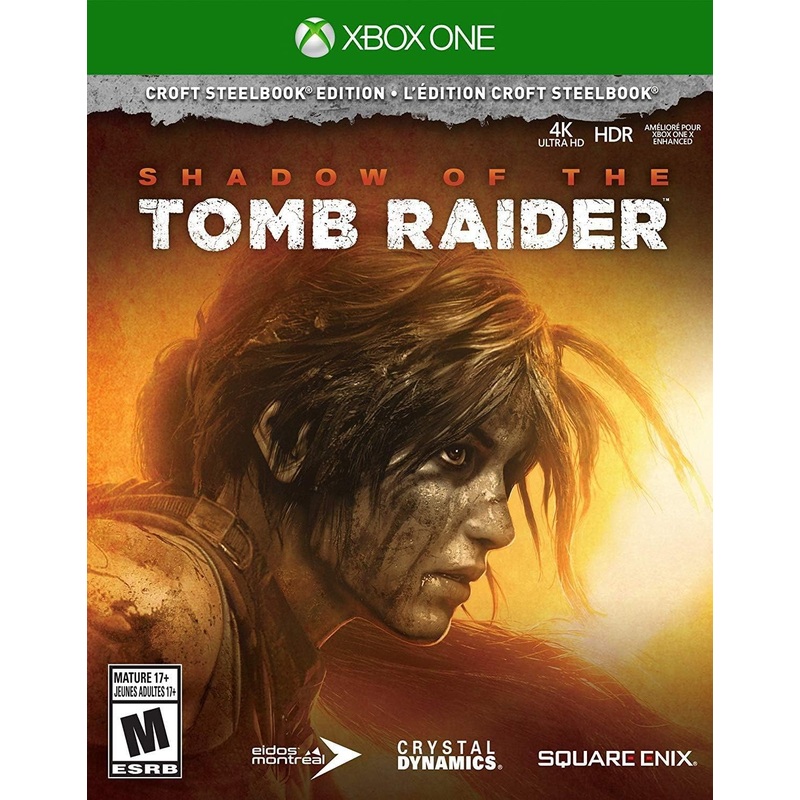 Shadow Of The Tomb Raider Steelbook Xbox One Used