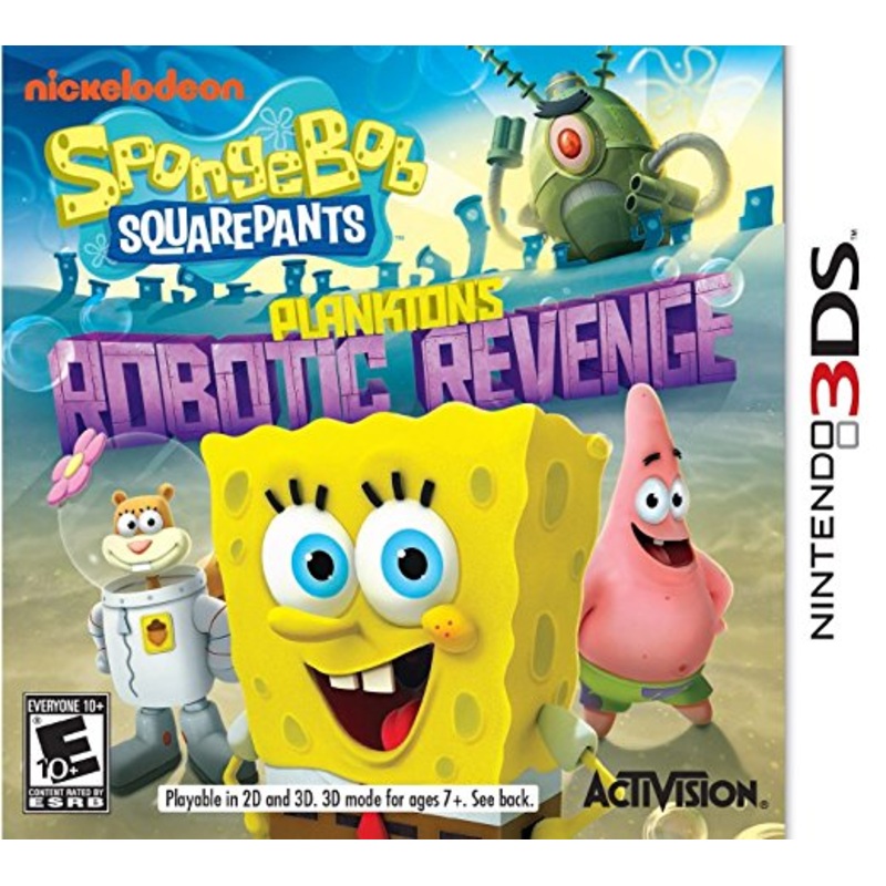 SpongeBob SquarePants Planktons Robotic Revenge 3DS Used