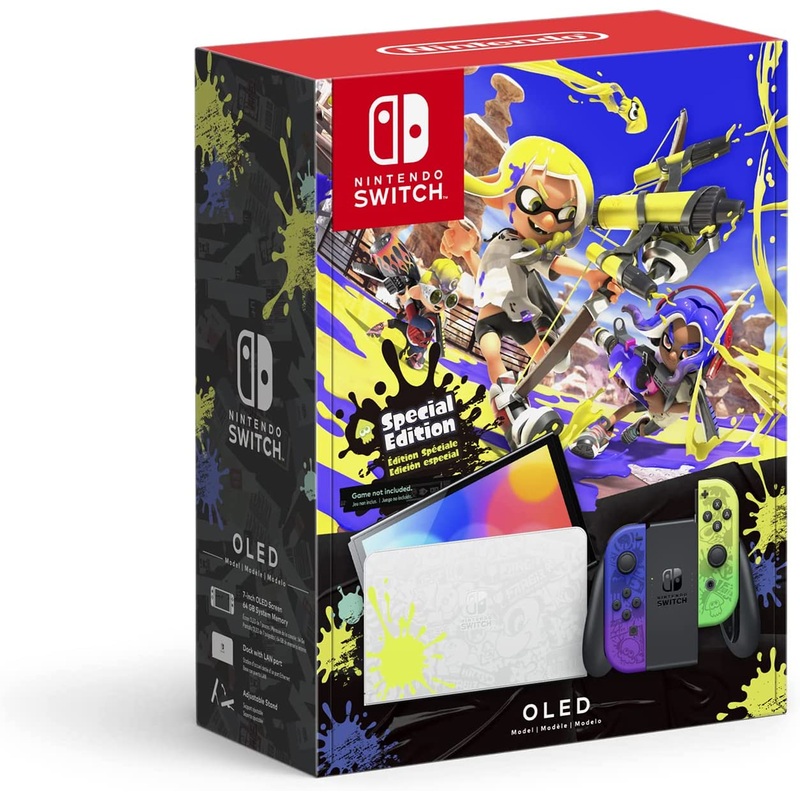 Switch Console OLED Splatoon 3 Special Edition New Switch New