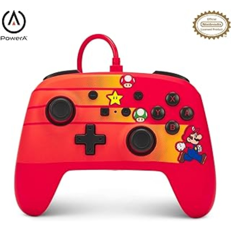 Switch Controller Wired Power A Speedster Mario New
