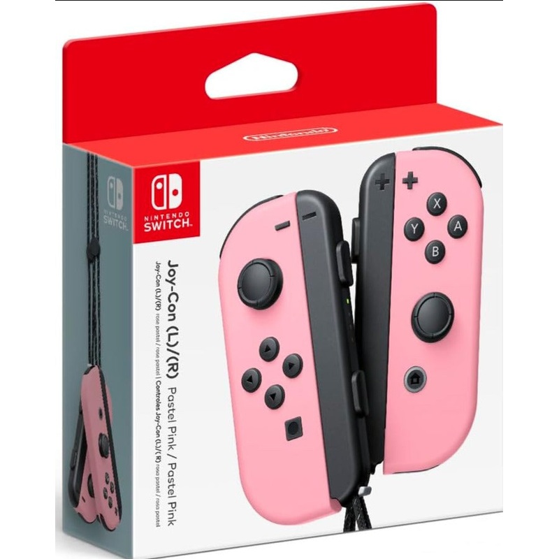 Switch Controller Wireless Nintendo Joy-Con L R Pastel Pink Set New