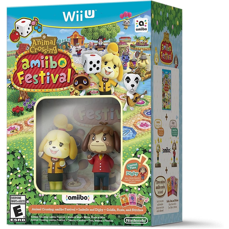 Animal Crossing Amiibo Festival Wii U New (broken seal on cardboard)