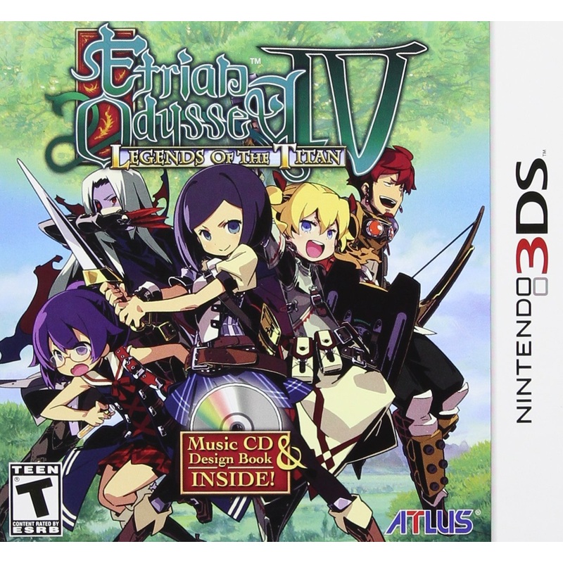 Etrian Odyssey IV Legends Of The Titan Launch Edition 3DS Used
