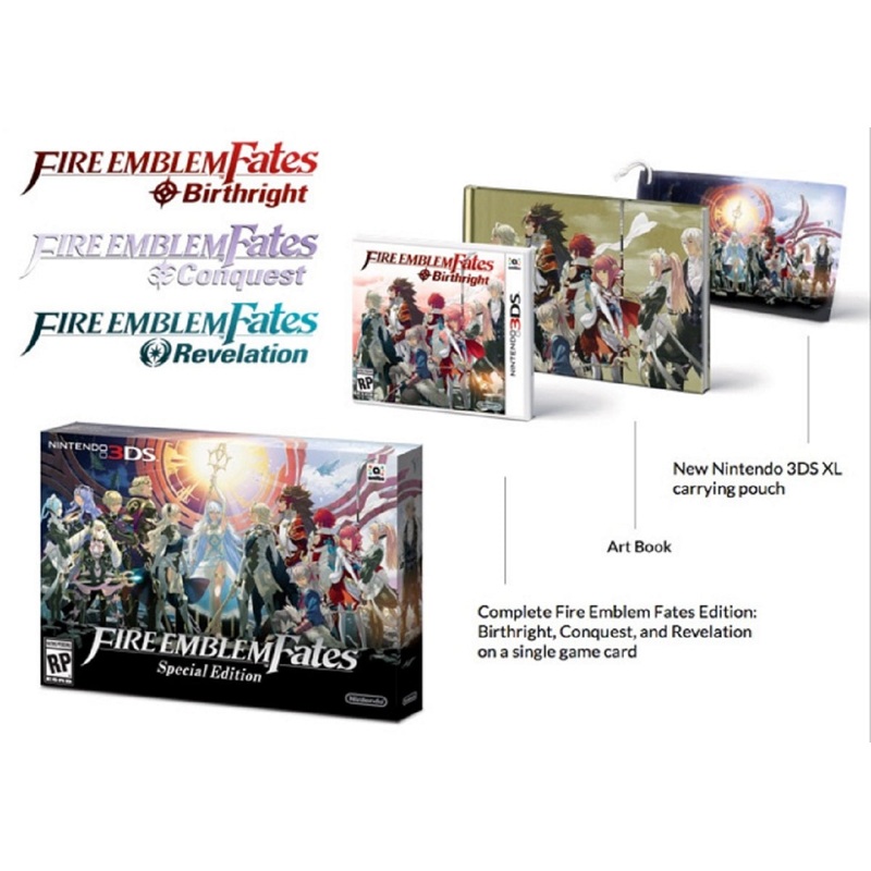 Fire Emblem Fates Special Editon game & case only (no cardboard or extras) 3DS Used