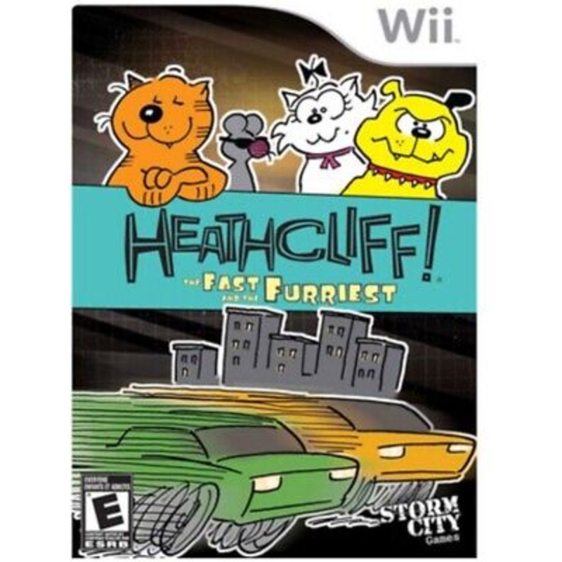 Heathcliff Fast And The Furriest Wii Used