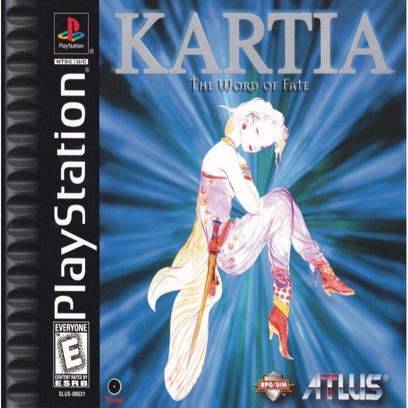 Kartia Word of Fate With Manual PS1 Used