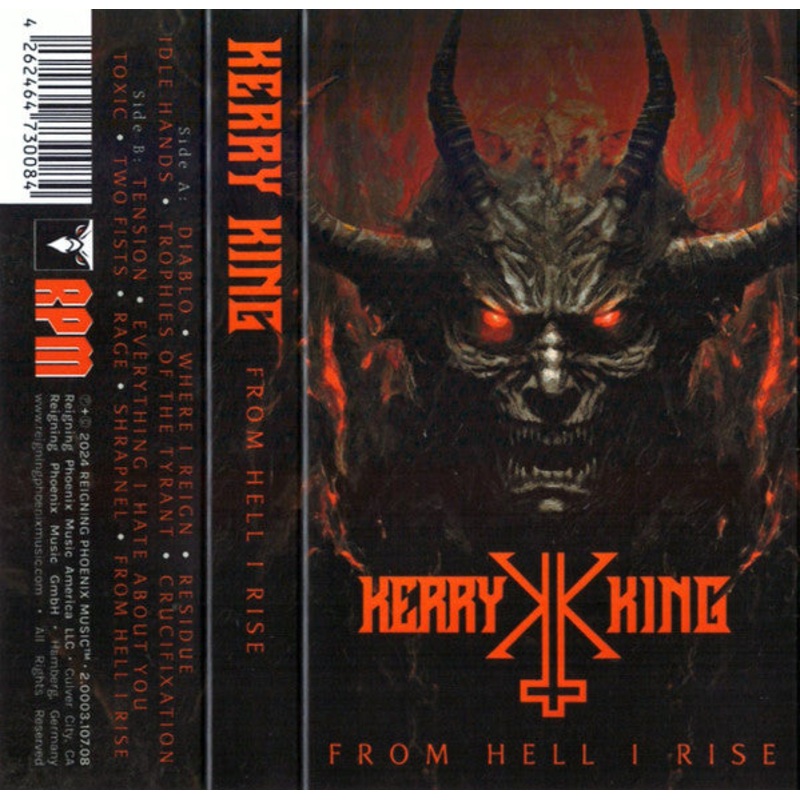 Kerry King - From Hell I Rise (Black) Cassette New