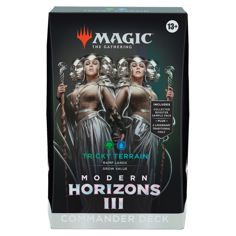 Magic Commander Deck Modern Horizons 3 Tricky Terrain New
