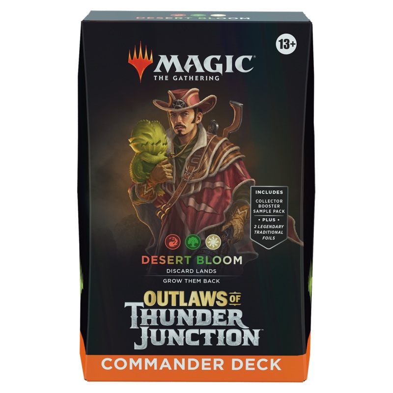 Magic Outlaws of Thunder Junction Commander Deck Desert Bloom