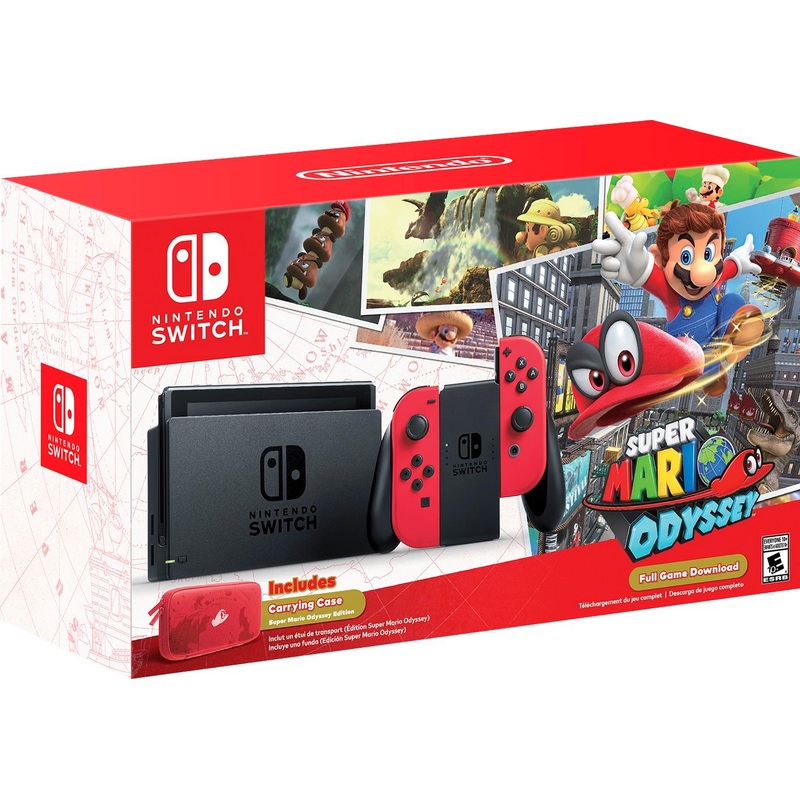 Switch Console Super Mario Odyssey Special Edition Bundle New (minor wear to box)