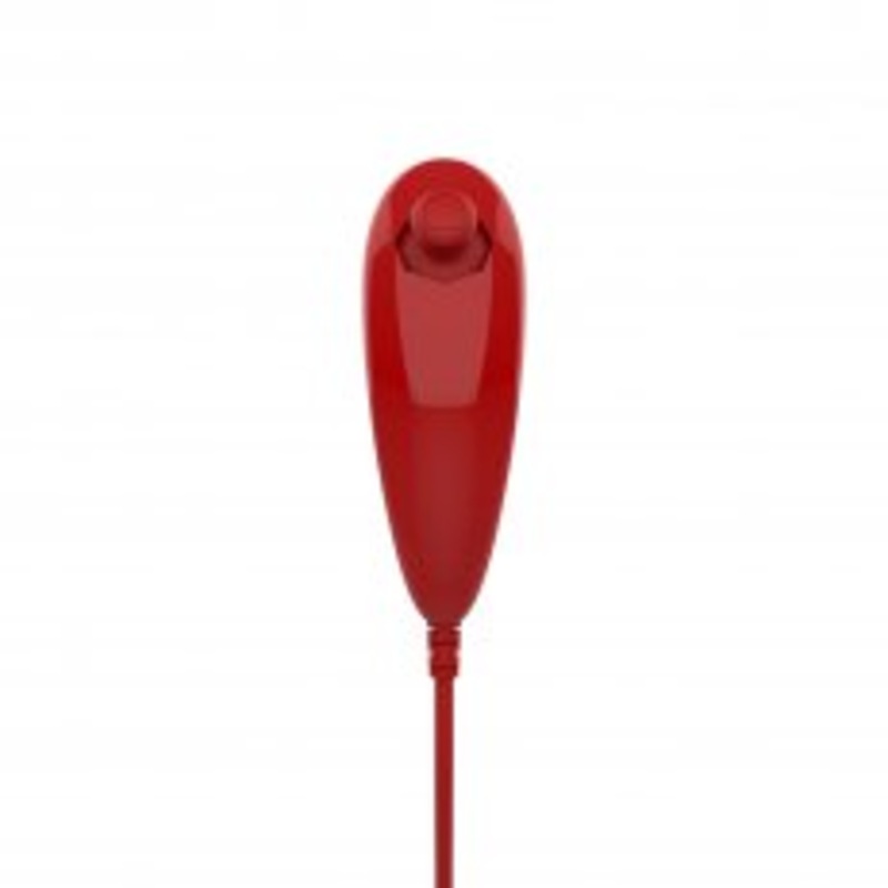 Wii Controller Nunchuck TTX Tech Red New