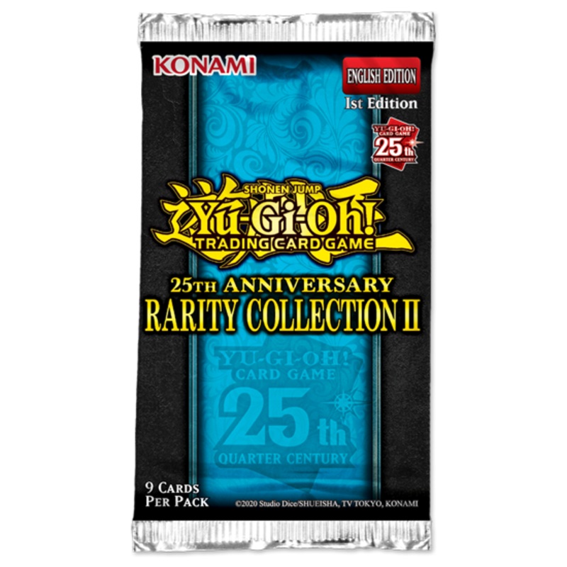 Yugioh 25th Anniversary Rarity Collection 2 Booster Pack New