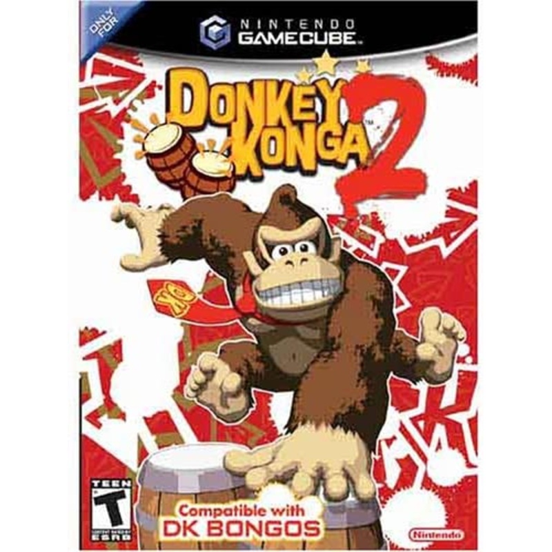 Donkey Konga 2 Bundle Game & Bongos GameCube Used