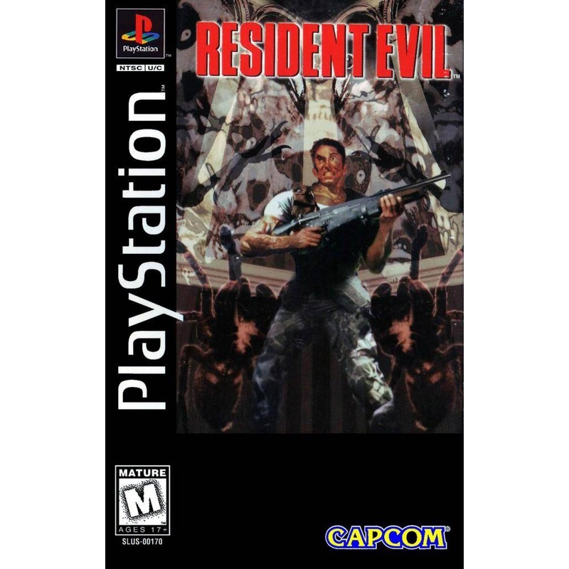 Resident Evil Long Box With Manual And Broken Hinge PS1 Used